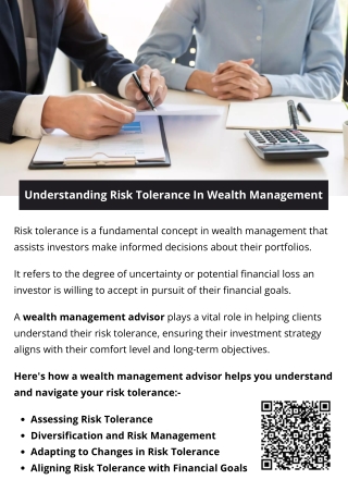Understanding Risk Tolerance In Wealth Management