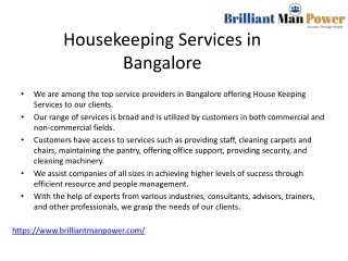 Best Housekeeping Services in Bangalore | Thorough Cleaning