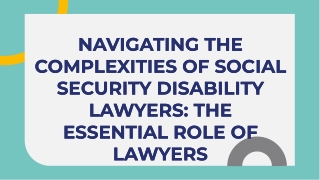 Social security disability lawyers