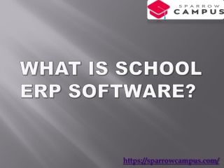 Streamline School Operations with Sparrow Campus ERP Software Solutions
