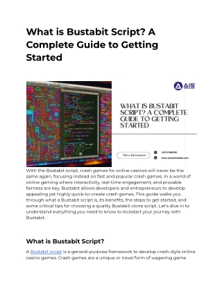 What is Bustabit Script? A Complete Guide to Getting Started