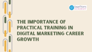Why the Practical Digital Marketing Course is Essential for Career Success.