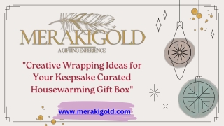 KEEPSAKE CURATED HOUSEWARMING GIFT BOX