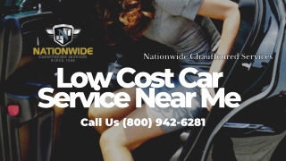 Low Cost Car Service Near Me