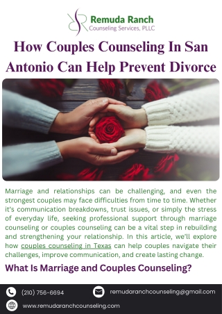 Professional Couples Counseling in Texas for Relationship Support