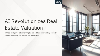 AI Revolutionizes Real Estate Valuation