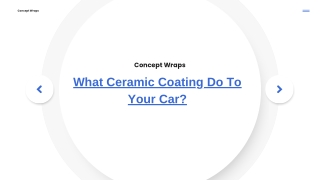 What Ceramic Coating Do To Your Car