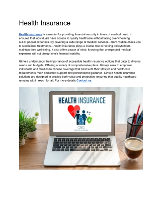 Health Insurance
