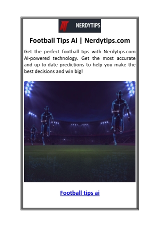 Football Tips Ai  Nerdytips.com