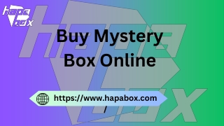 Buy Mystery Box Online - Unique Surprise Boxes | Hapabox