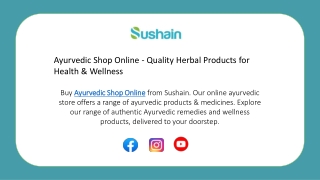 Ayurvedic Shop Online - Quality Herbal Products for Health & Wellness