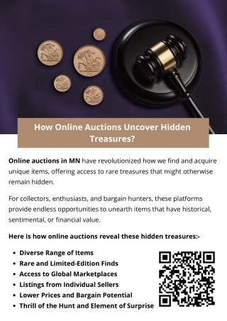 How Online Auctions Uncover Hidden Treasures?