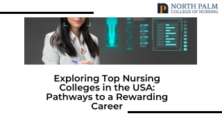 Exploring Top Nursing Colleges in the USA: Pathways to a Rewarding Career