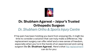 orthopedic specialist in jaipur