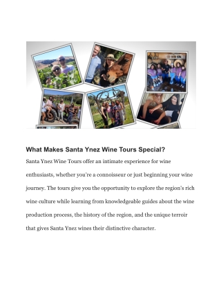 Santa Ynez Wine Tours