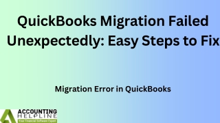 How to overcome QuickBooks Migration Failed Unexpectedly Issue