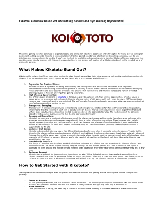 Kikototo
