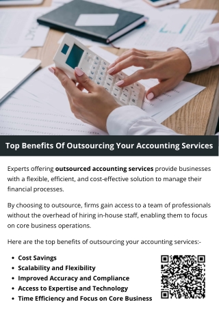 Top Benefits Of Outsourcing Your Accounting Services