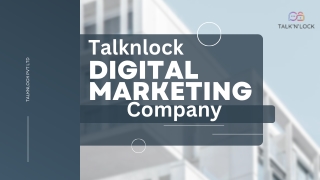 Navy Blue Modern Digital Marketing Presentation