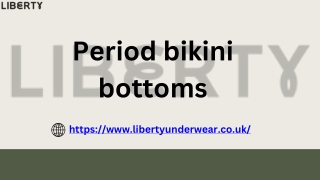 Shop Period Bikini Bottoms for Comfort & Protection | Liberty Underwear