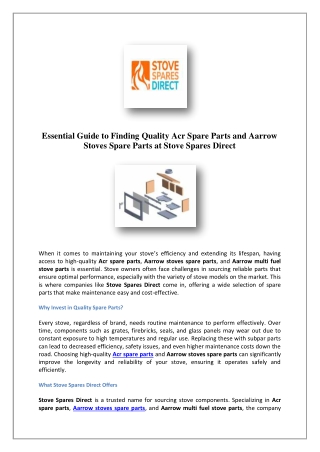 Clearview Replacement Stove Online in UK | Stove Spares Direct