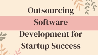 Outsourcing Software Development for Startup Success