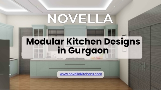 Modular Kitchen Designs in Gurgaon - Custom Kitchens by Novella Kitchens