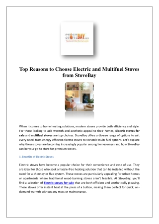 Free Standing Stoves UK | StoveBay