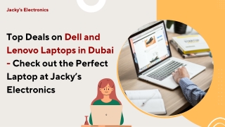 Top Deals on Dell and Lenovo Laptops in Dubai