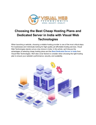Best and Cheap Hosting in India: Quality at Affordable Prices