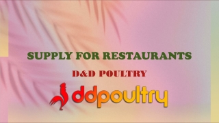 Looking for convenient chicken delivery for your restaurant