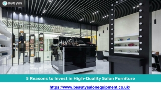 5 Reasons to Invest in High-Quality Salon Furniture