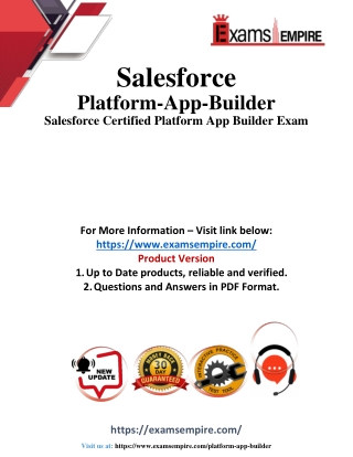 Platform-App-Builder Questions and Answers pdf dumps