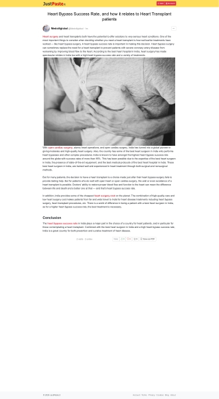 Heart Bypass Success Rate