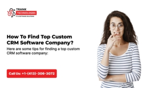 How To Find Top Custom CRM Software Company