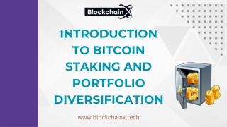 Introduction to Bitcoin Staking and Portfolio Diversification