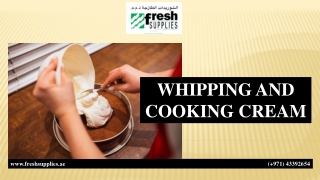 WHIPPING AND COOKING CREAM