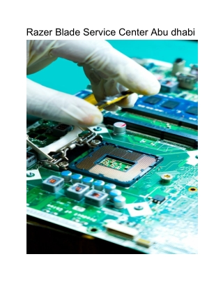 Razer Blade Service Center Abu dhabi