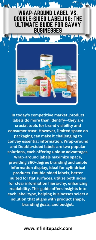 Wrap-Around Label vs. Double-Sided Labeling The Ultimate Guide for Savvy Businesses