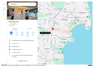 Reputable Photo Booth Hire in Bondi