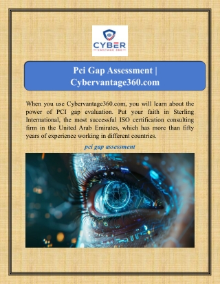 Pci Gap Assessment | Cybervantage360.com