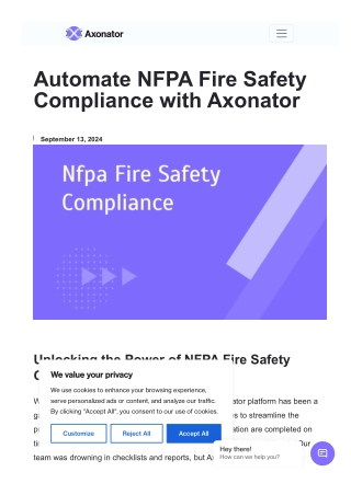 nfpa fire safety compliance