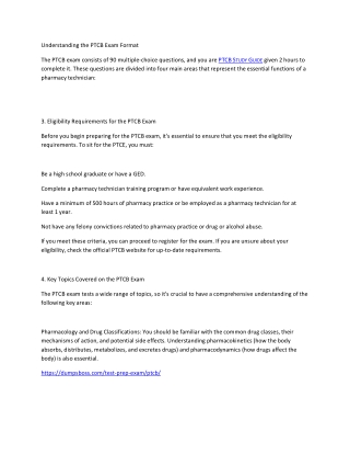 DumpsBoss PTCB Study Guide The Ultimate Resource for Passing