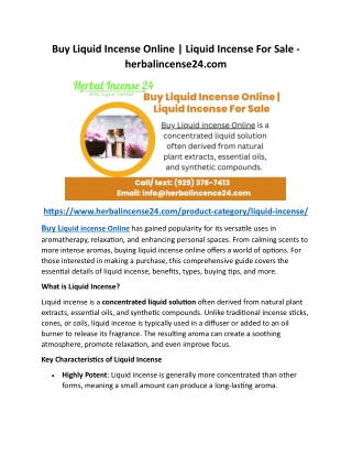 Buy Liquid Incense Online Liquid Incense For Sale - herbalincense24