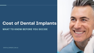 Understanding the Cost of Dental Implants in Wollongong