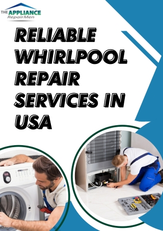 Certified Whirlpool Repair Services Near You - The Appliance Repairmen