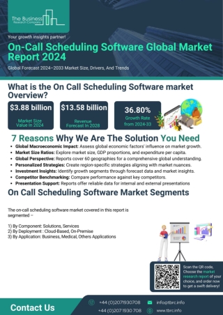 On-Call Scheduling Software Global Market Report 2024