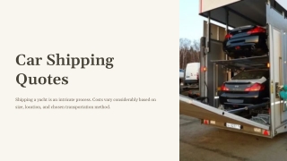 car shipping quotes