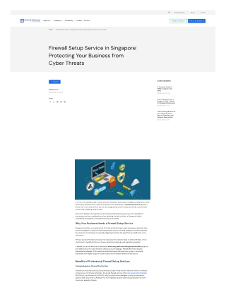 Firewall Setup Service in Singapore