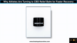 Why Athletes Are Turning to CBD Relief Balm for Faster RecoverY